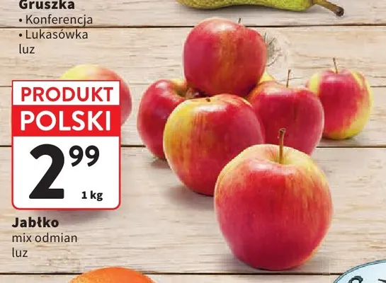 Jabłka mix odmian promocja w Intermarche