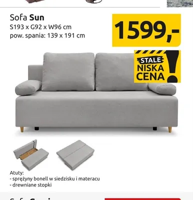 Sofa Sun promocja w Black Red White
