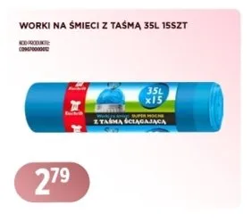Worki na śmieci z taśmą Kuchcik promocja w Leo Market