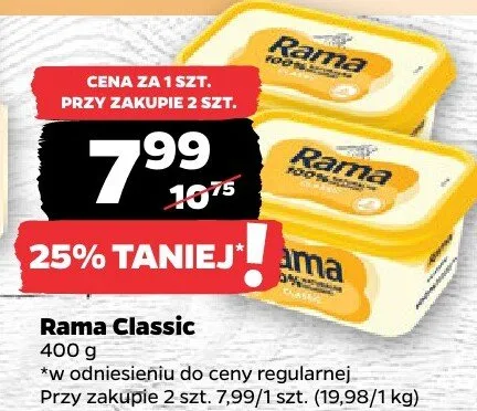 Margaryna Rama Classic promocja w Netto