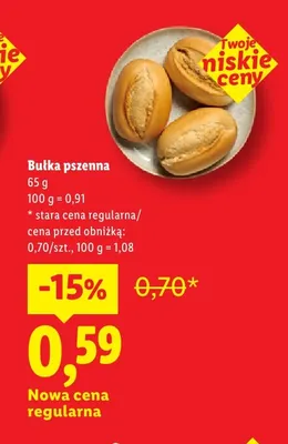 Bułka pszenna promocja w Lidl
