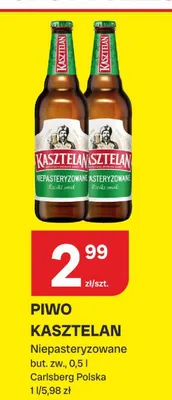 Piwo Kasztelan Niepasteryzowane promocja w Chorten