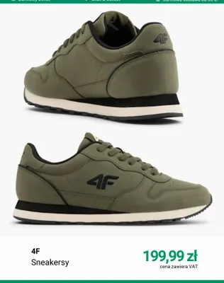 Sneakersy 4F promocja w Deichmann