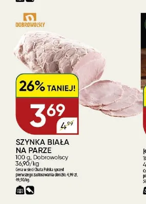 Szynka biała na parze Dobrowolscy promocja w Chata Polska