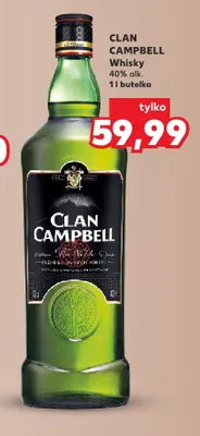 Whisky Clan Campbell 40% promocja w Kaufland
