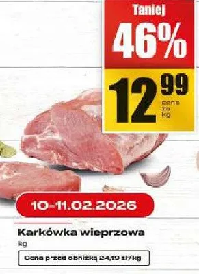Karkówka wieprzowa promocja w Supeco