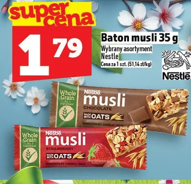 Baton musli promocja w TOPAZ