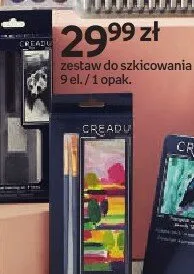 Zestaw do szkicowania węglem CREADU promocja w Empik