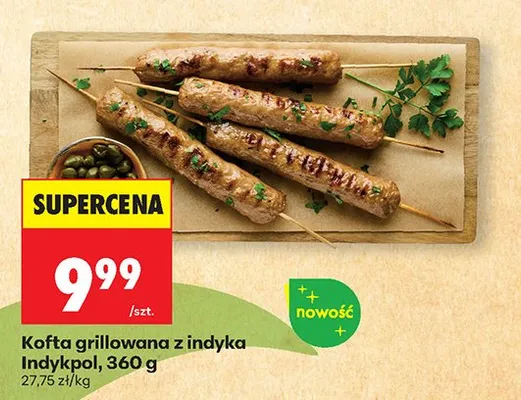 Kofta grillowana z indyka Indykpol promocja w Biedronka