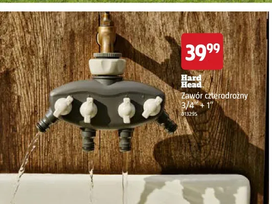 Zawór czterodrożny Hard Head 3/4" + 1" promocja w Jula