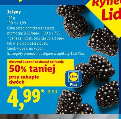 Jeżyny promocja w Lidl