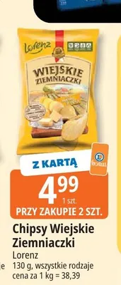 Chipsy Wiejskie Ziemniaczki promocja w Leclerc