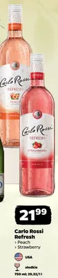 Wino CARLO ROSSI RUBY MOSCATO promocja w Netto
