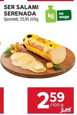 Ser salami serenada promocja w Stokrotka