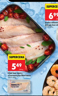 Filet bez skóry z karmazyna Marinero promocja w Biedronka