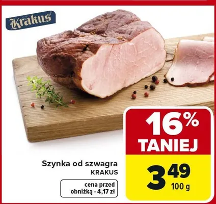 Szynka od szwagra promocja w Carrefour
