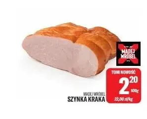 Szynka Kraka Madej Wróbel promocja w Tomi Markt