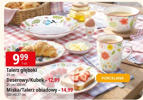 Talerz głęboki 23 cm promocja w Leclerc