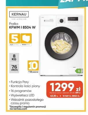 Pralka Kernau KFWM I 8504W promocja w Max Elektro