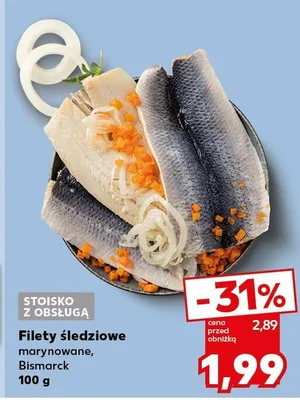Filety śledziowe marynowane, Bismarck promocja w Kaufland