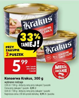 Konserwa Krakus promocja w Twój Market