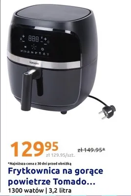 Frytkownica na gorące powietrze Tomado promocja w Action