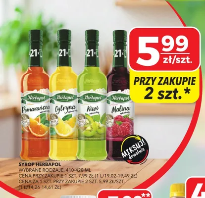 Syrop Herbapol Pomarańcza 410-420ml promocja w Top Market