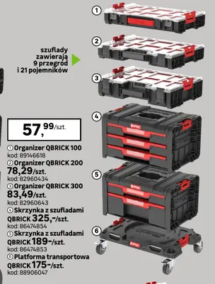 Organizer Qbrick 100 promocja w Leroy Merlin
