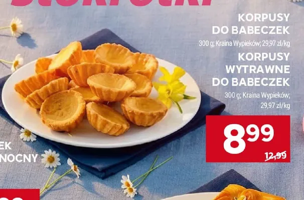 Korpusy do babeczek promocja w Stokrotka