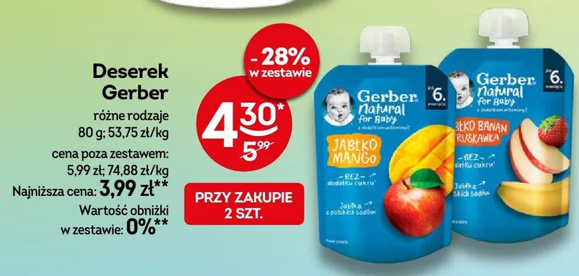 Deserek Gerber promocja w Żabka