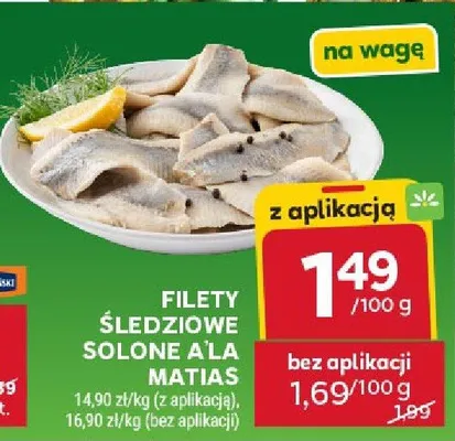 Filety śledziowe solone ala Matias promocja w Stokrotka