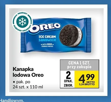 Kanapka lodowa Oreo promocja w Makro