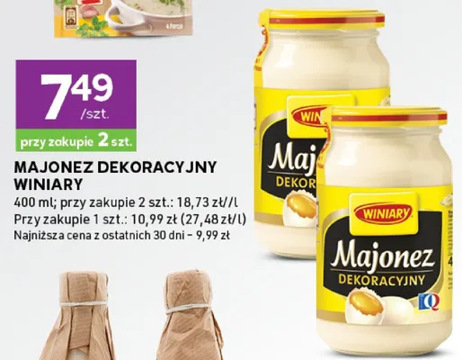 Majonez dekoracyjny promocja w Stokrotka