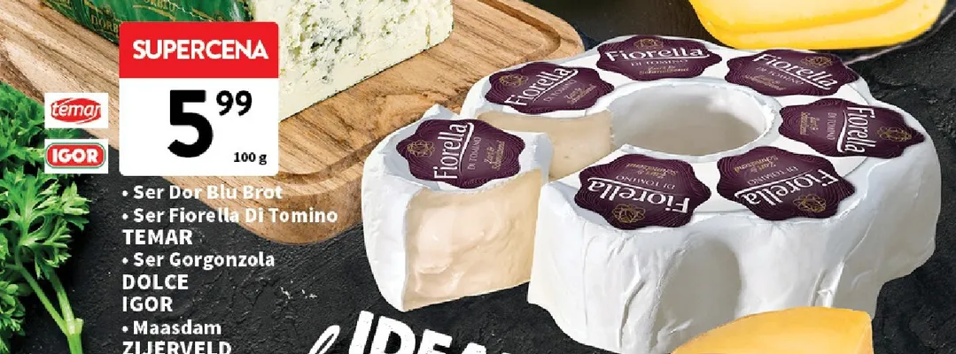 Ser Fiorella Di Tomino Temar promocja w Intermarche