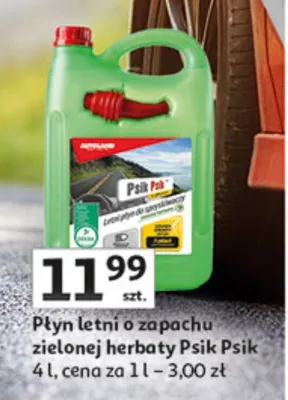 Płyn letni o zapachu zielonej herbaty Psik Psik 4L promocja w Auchan