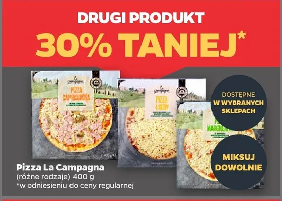 Pizza różne rodzaje promocja w Netto