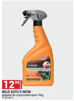 Preparat do czyszczenia opon i felg Moje Auto X-Neon promocja w Merkury Market