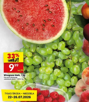 Winogrono białe promocja w Twój Market