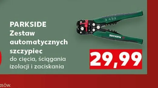 Zestaw automatycznych szczypiec Parkside promocja w Kaufland
