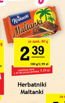 Herbatniki Maltanki Krakuski promocja w Gram Market