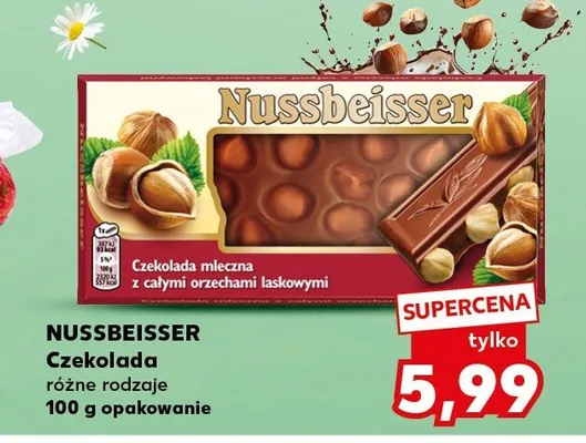 Czekolada deserowa z orzechami laskowymi Fin carre promocja w Kaufland