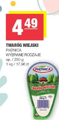 Twaróg wiejski promocja w SPAR