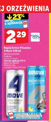 Napój Active Vitamins 4 Move Magnesium + Vitamin B6 promocja w TOPAZ