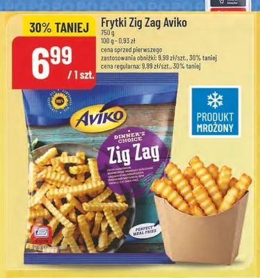 Frytki Zig Zag Aviko promocja w POLOmarket