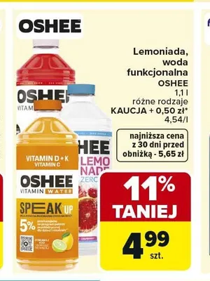 Lemoniada OSHEE promocja w Carrefour
