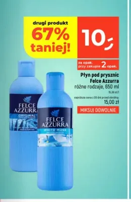 Płyn pod prysznic Felce Azzurra White Musk promocja w Dealz