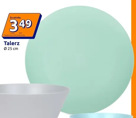 Talerz plastikowy Ø 25 cm promocja w Action
