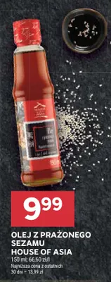Olej z prażonego sezamu House of Asia promocja w Stokrotka