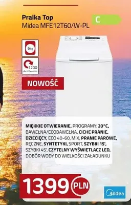 Pralka Top Midea MFE12T60/W-PL promocja w kakto.pl
