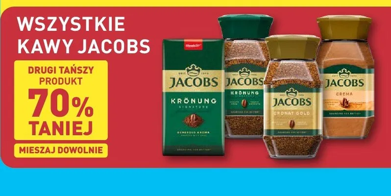Kawa rozpuszczalna Jacobs Krönung promocja w Aldi